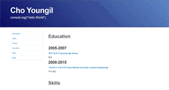 Desktop Screenshot of choyoungil.com